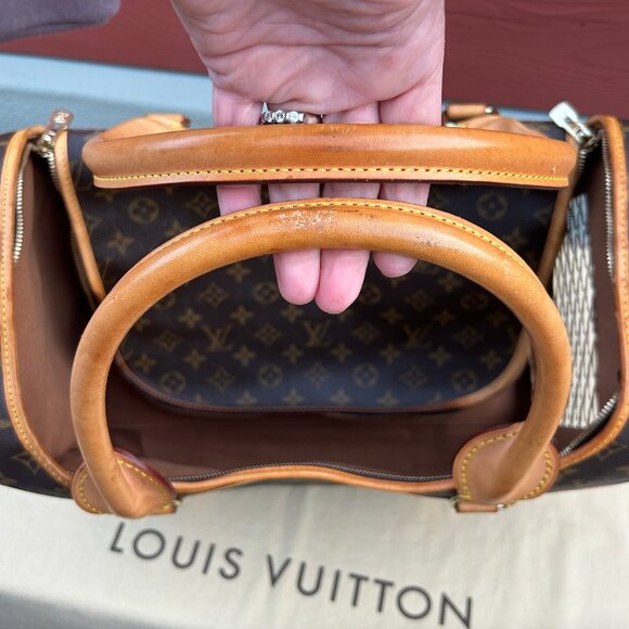 Authentic~LOUIS VUITTON~Monogram Canvas Sac Chien 40 Dog/Pet Carrier~LV Dustbag - Picture 11 of 16